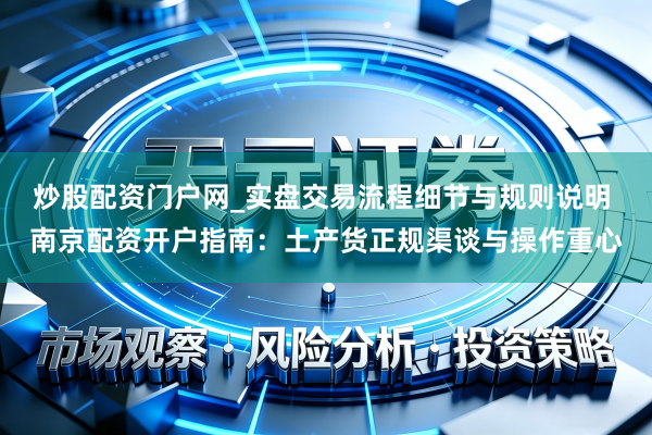 炒股配资门户网_实盘交易流程细节与规则说明 南京配资开户指南：土产货正规渠谈与操作重心